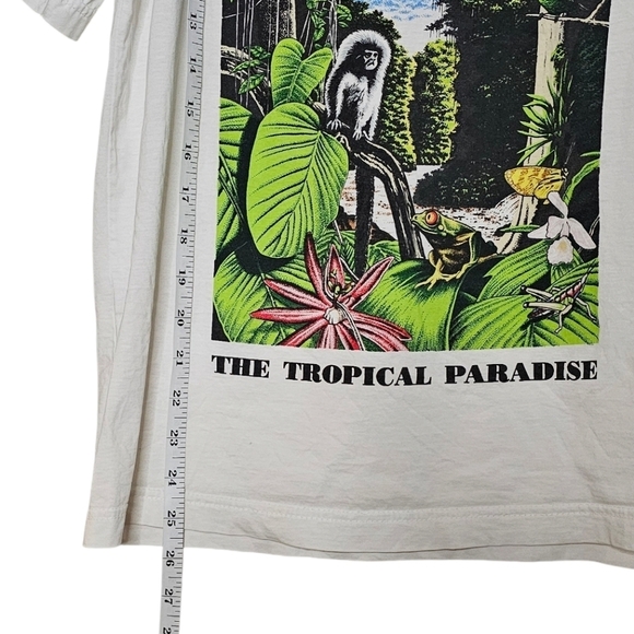 Vintage Indonesia The Tropical Paradise Rainforest Nature T-shirt women's medium - Picture 8 of 8